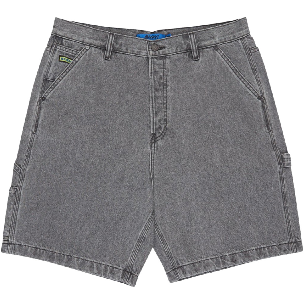 2026 DC Shoes Baggy Denim Carpenter Shorts EDYDS03037 - Medium Grey